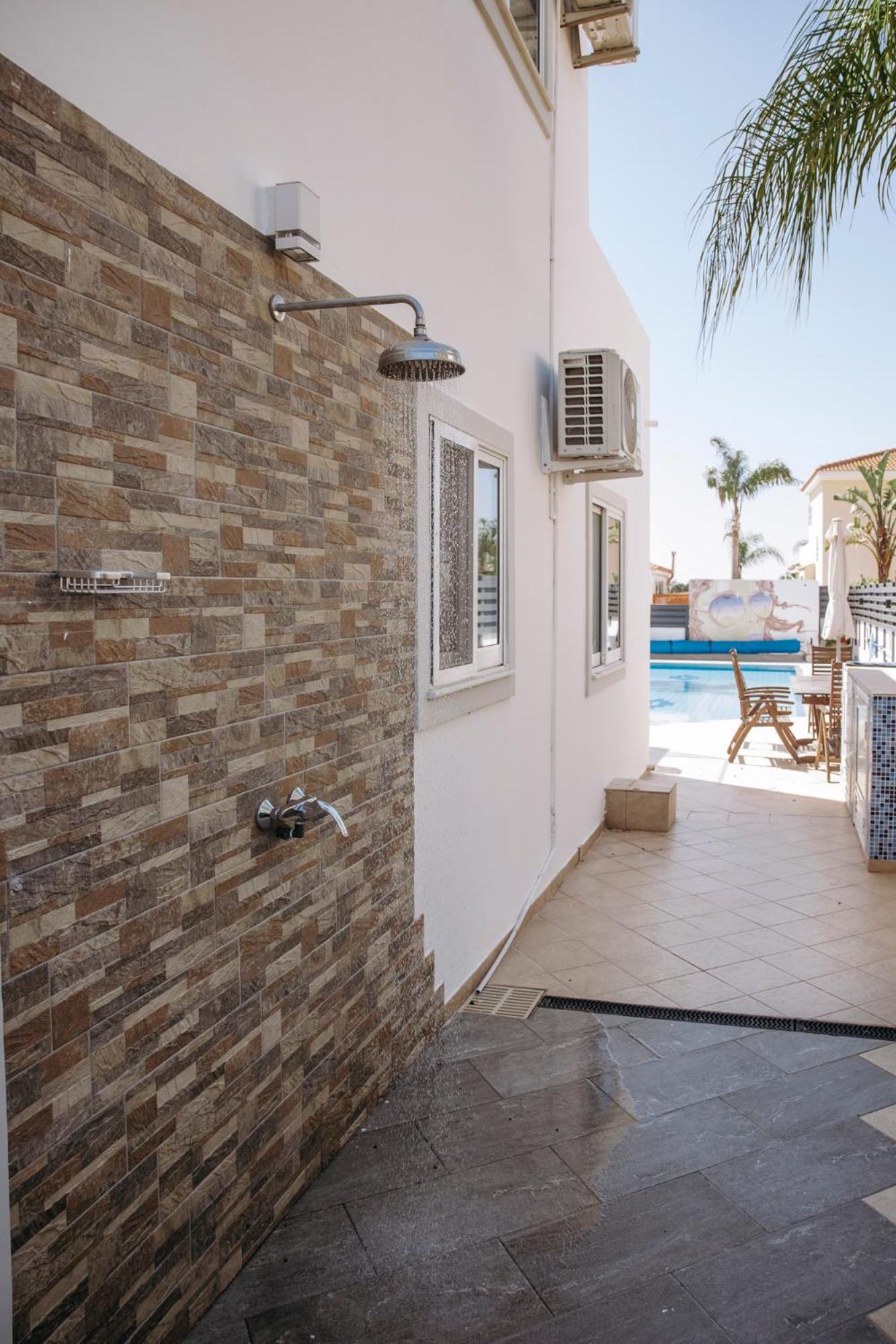 Sunset Villa Private Complex Heated Pool 圣纳帕 外观 照片