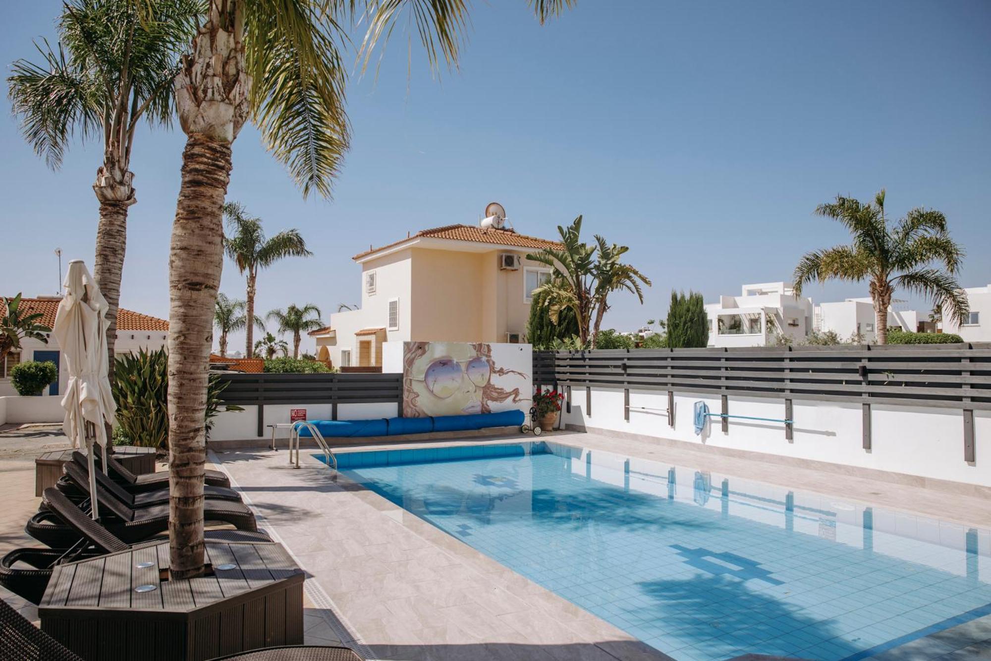 Sunset Villa Private Complex Heated Pool 圣纳帕 外观 照片
